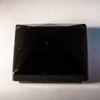 50MM SQUARE FACETED SMOKE