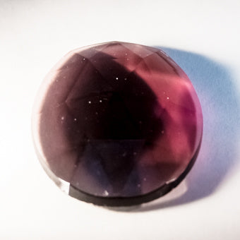 50MM ROUND FACETED AMETHYST