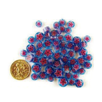 Pink Bellflower Millefiori - 90 COE