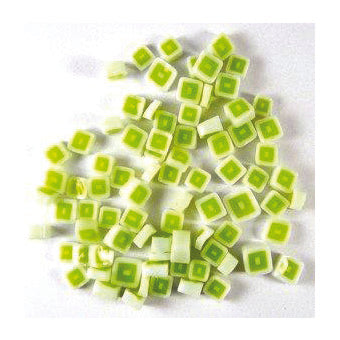 Lime Hip to be Square Millefiori - 96 COE