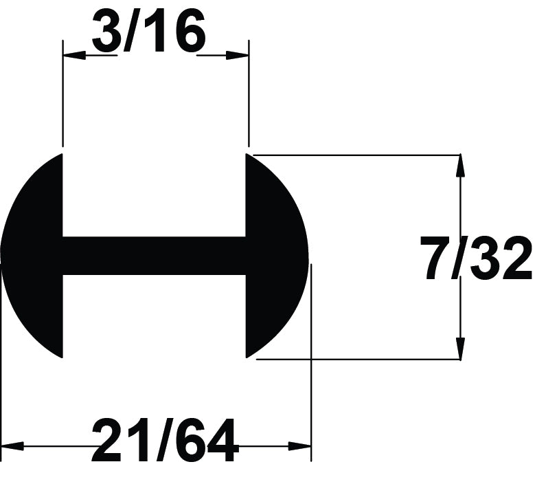 LEAD 7/32" (3/16''CH) ROUND H