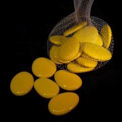 Marigold Opal Globs - 30mm X 40mm - 1 lb. bag