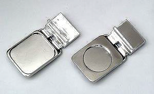 Nickel-plated Small Round Belt Buckle