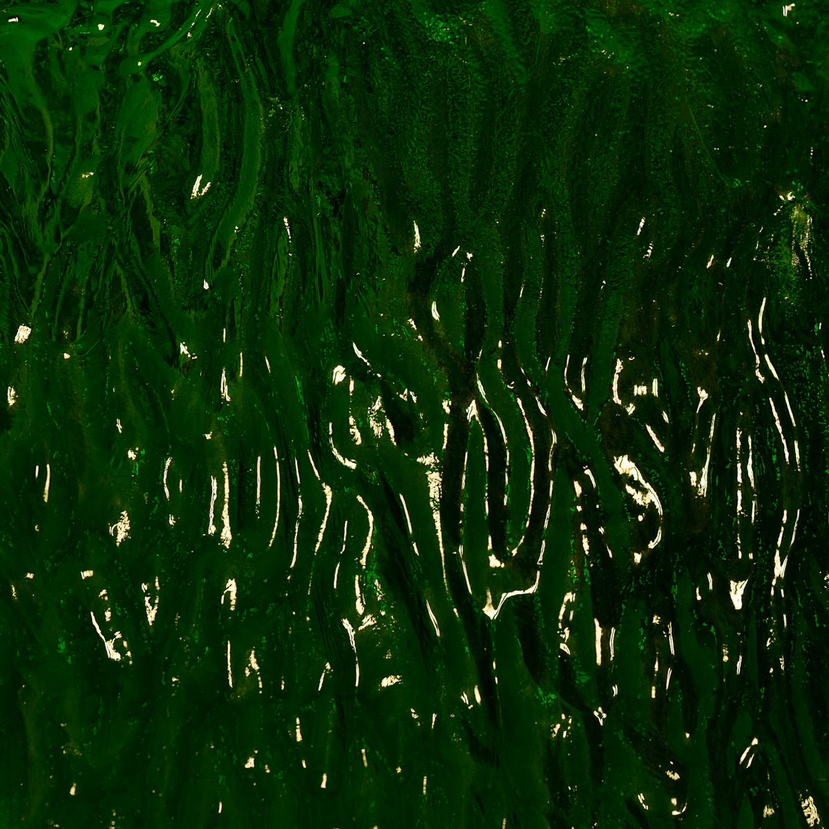 MEDIUM GREEN WATERGLASS