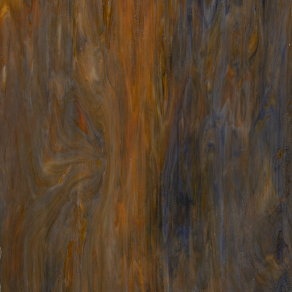 Orange, Cobalt Blue