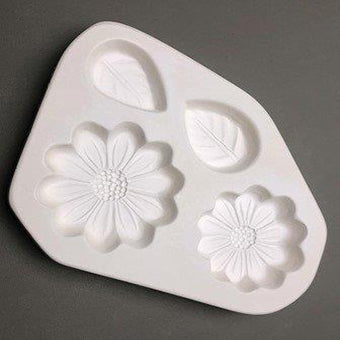 Small Daisies Leaves Mold