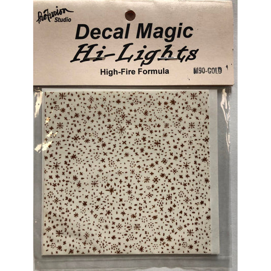 Decal Magic High-Lights Decal Star Nights- Gold