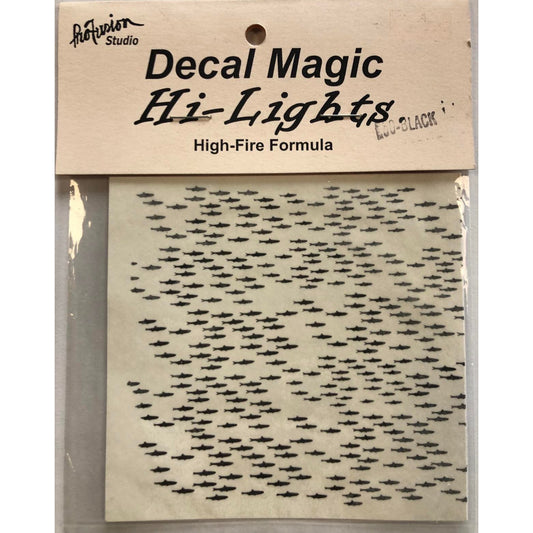 Decal Magic High-Lights Decal Fish - Black