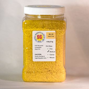 Wissmach 96 Goldtone Opal Medium Frit - 4 lbs.