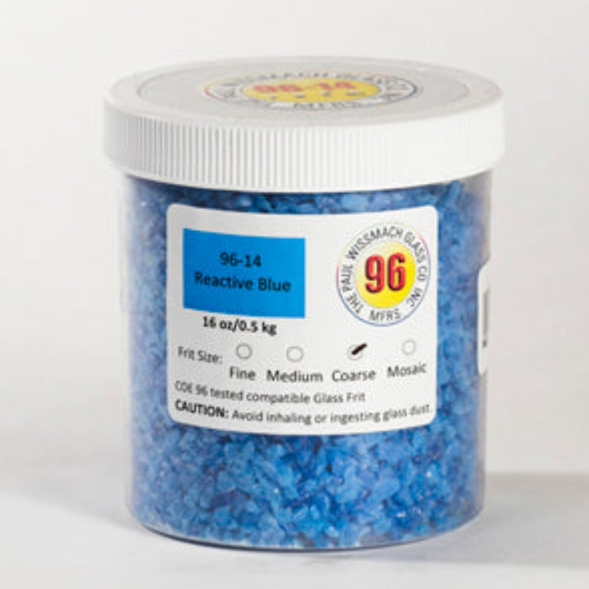 Wissmach 96 Reactive Blue Opal Coarse Frit - 1 lb.