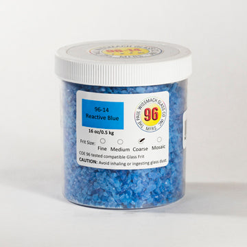 Wissmach 96 Reactive Blue Opal Coarse Frit - 1 lb.