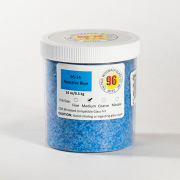 Wissmach 96 Reactive Blue Opal Medium Frit - 1 lb.