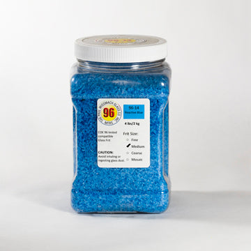 Wissmach 96 Reactive Blue Opal Medium Frit - 4 lbs.