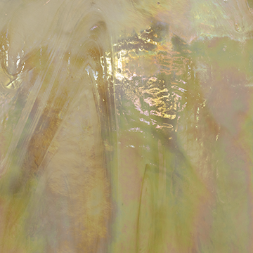 Wispy Light Beige Iridescent