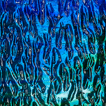 Dark Blue/Medium Green Streaky Granite