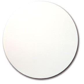 Pre-Cut 10" White Circles 90 COE - 3 mm - 10 per package