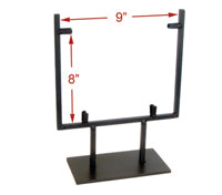 9 INCH WROUGHT IRON SQUARE DIS