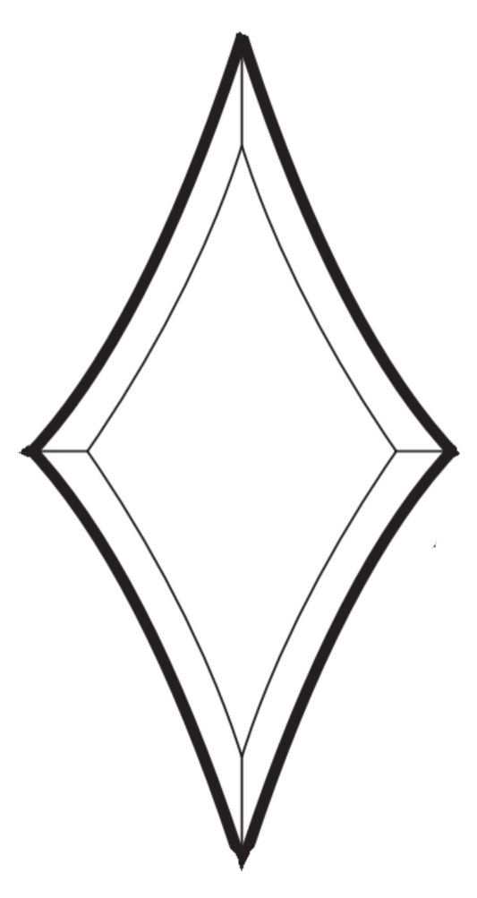 5-1/2" x 3-1/2" Bevel Cluster