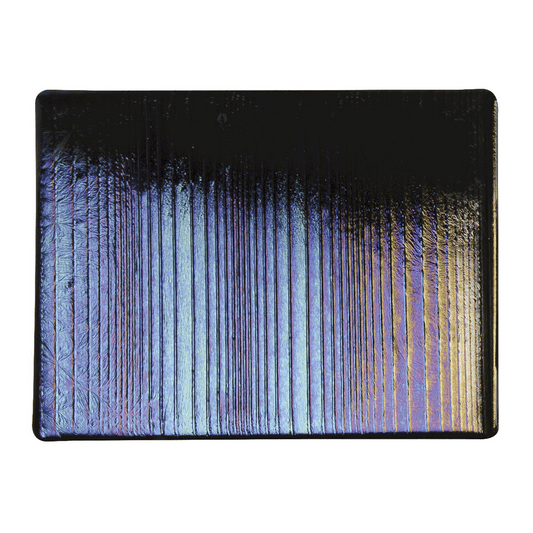 Black Accordion Iridescent, 3 mm - 10" square