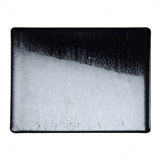 Black, Silver Iridescent, 3 mm - 10" square