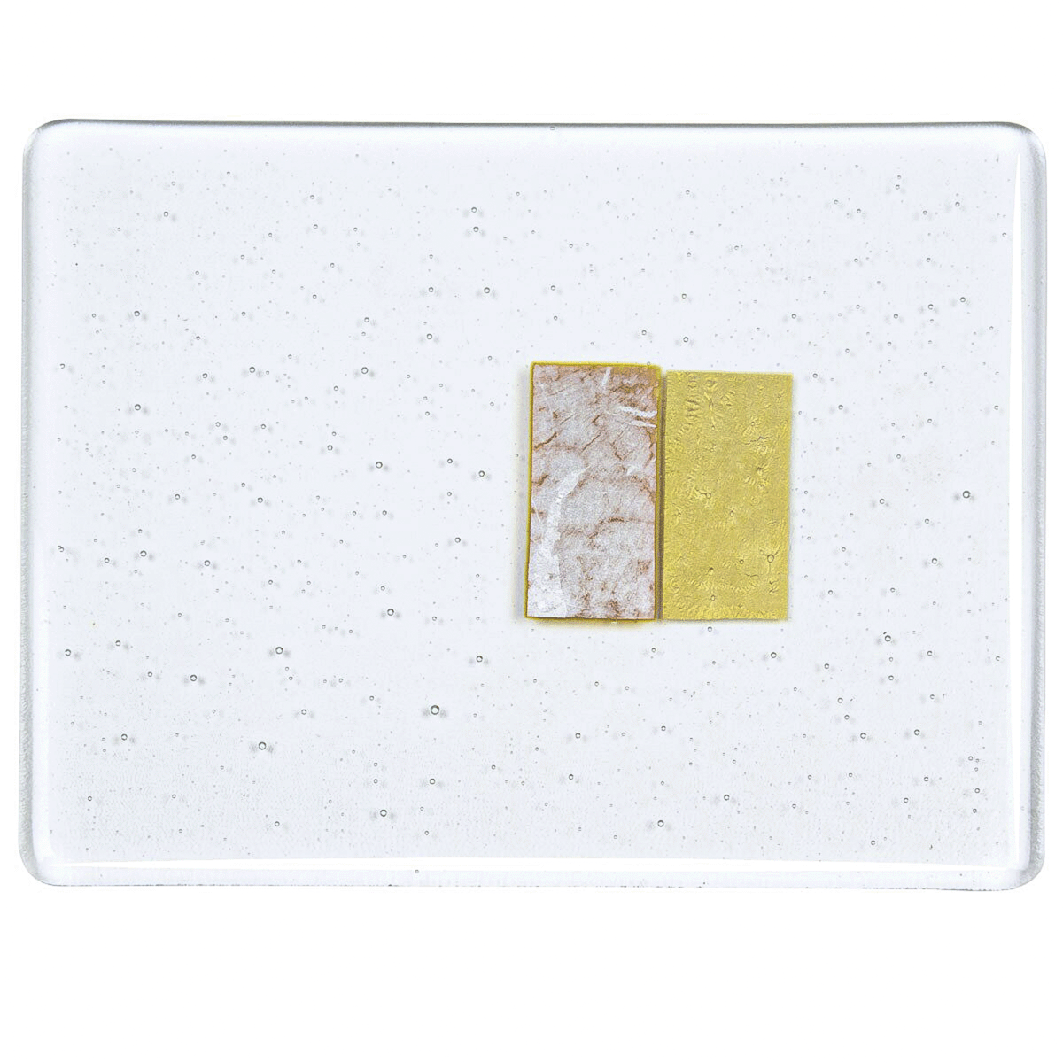 Alcehmy Clear Transparent Silver to Gold, 2mm - 10" square