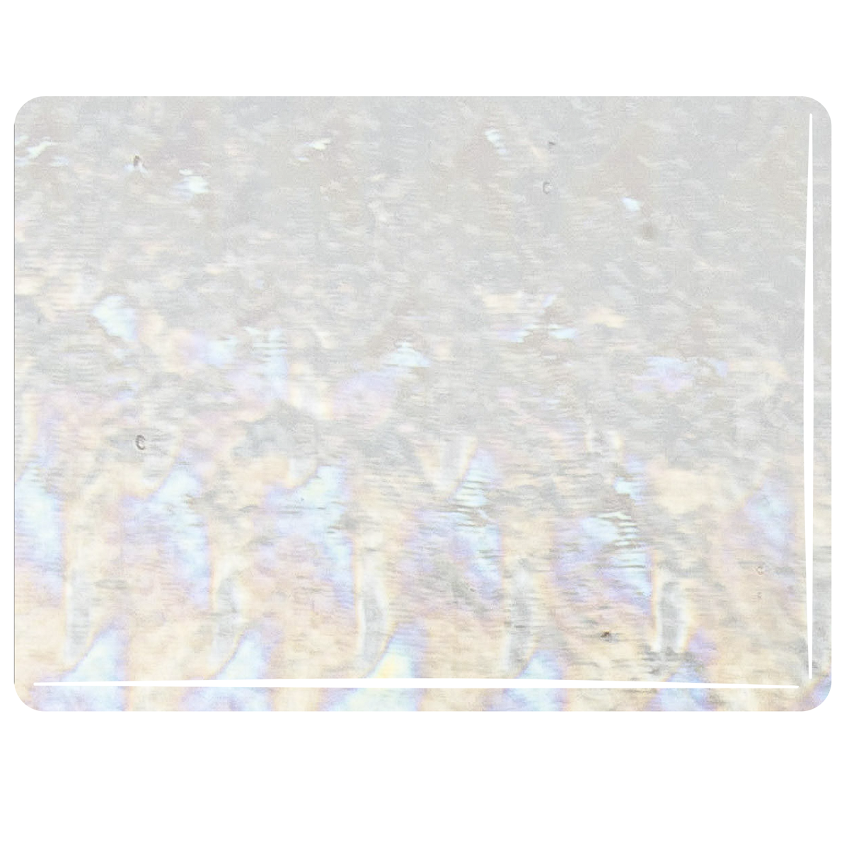 Clear, Patterned Iridescent, 3 mm