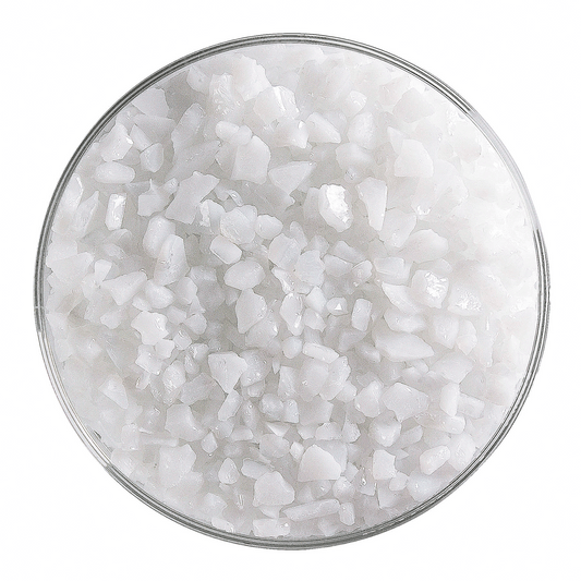 Opaque White Opalescent, Coarse, 1 lb.