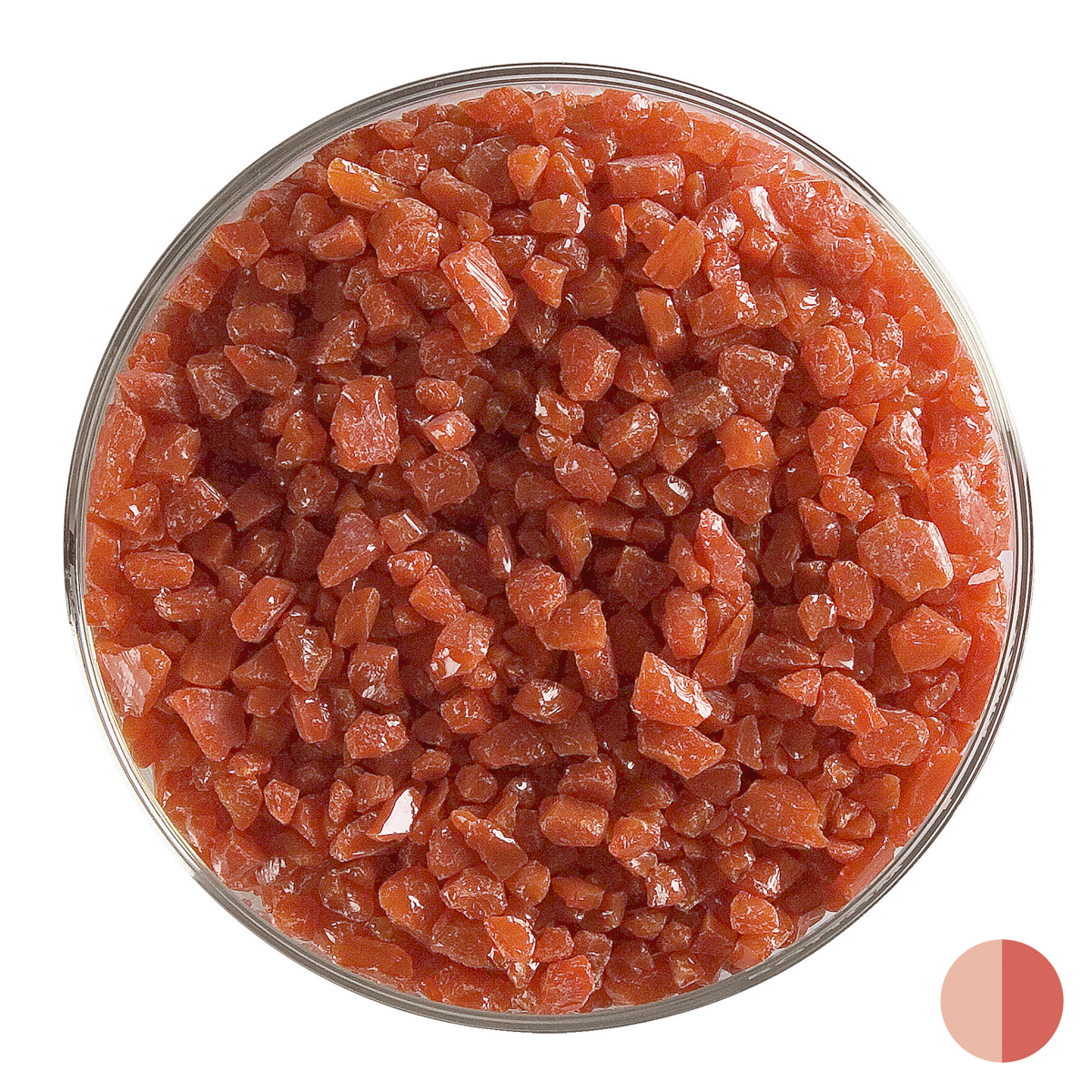 Tomato Red Opalescent, Coarse, 1 lb.