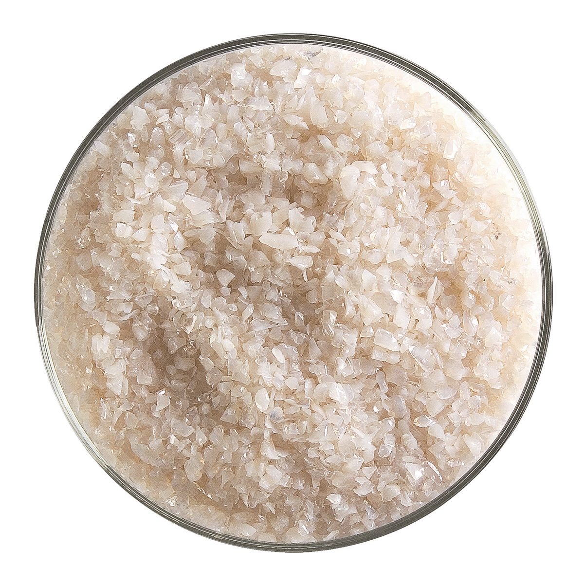 Light Peach Cream Opalescent, Medium, 1 lb.