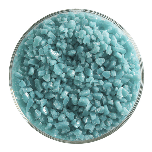 Turquoise Blue Opalescent, Coarse, 5 oz.