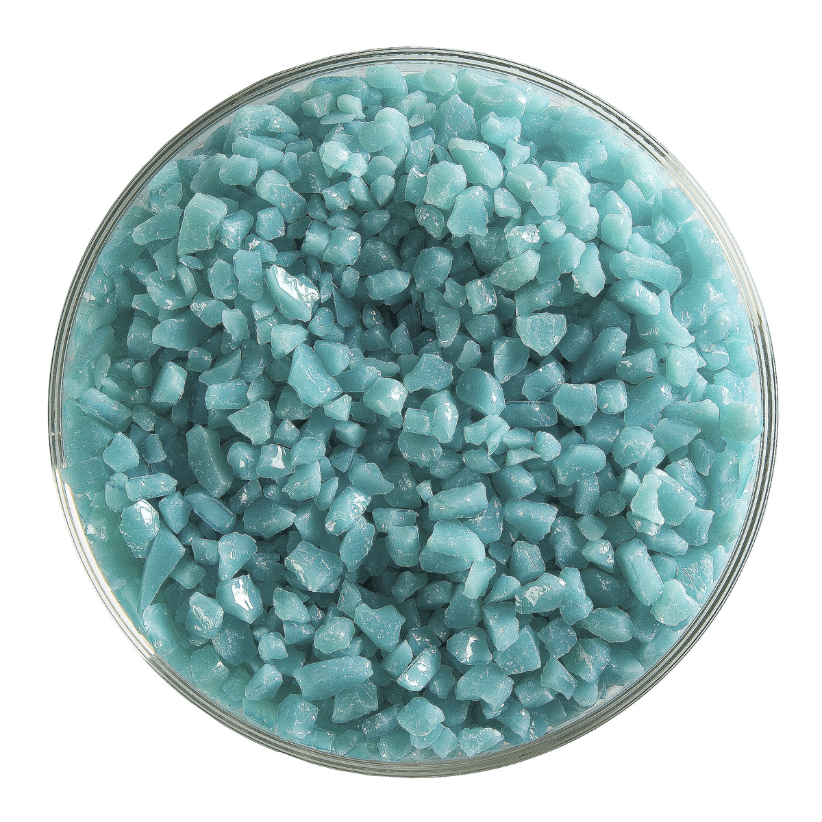 Turquoise Blue Opalescent, Coarse, 5 oz.