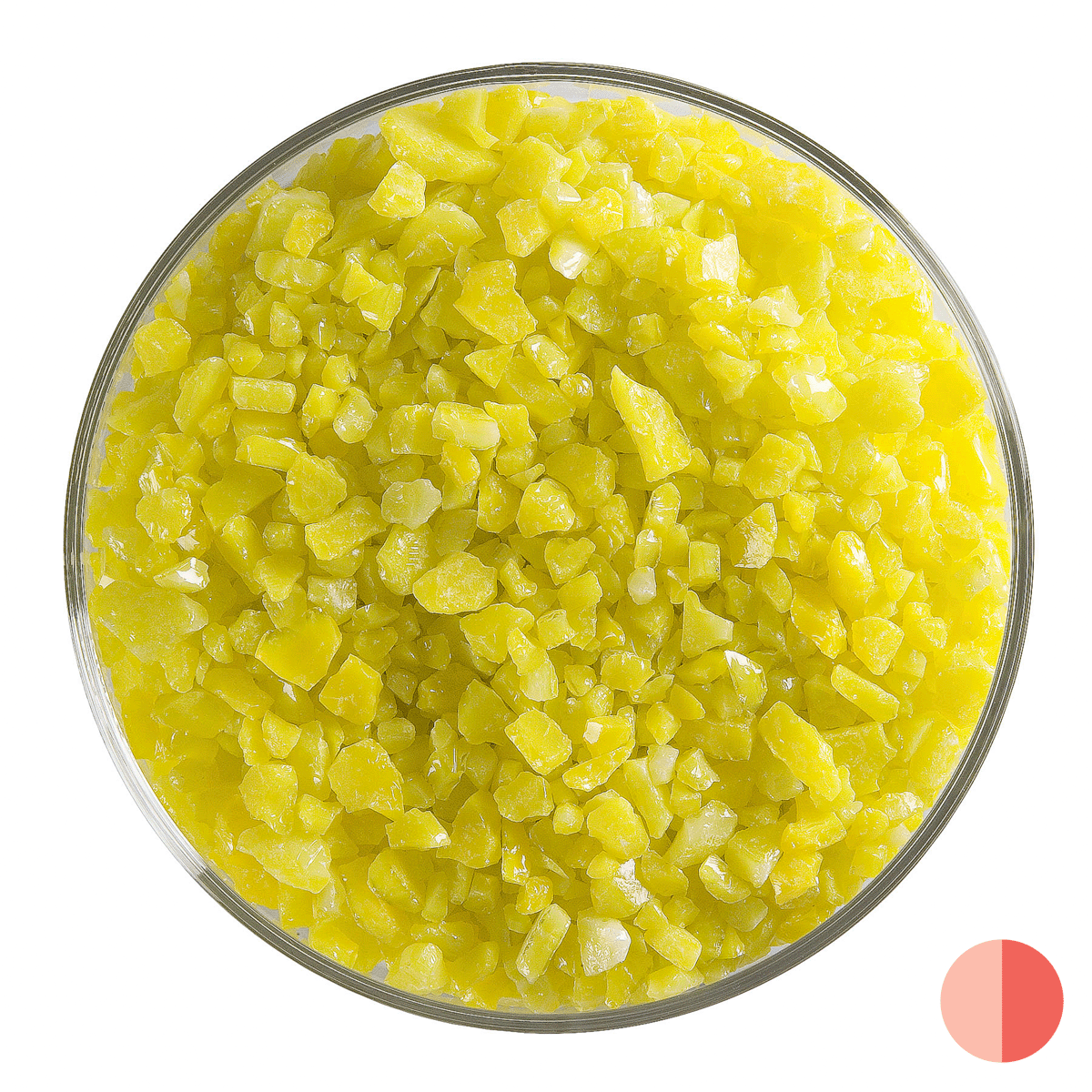 Canary Yellow Opalescent, Coarse, 1 lb.