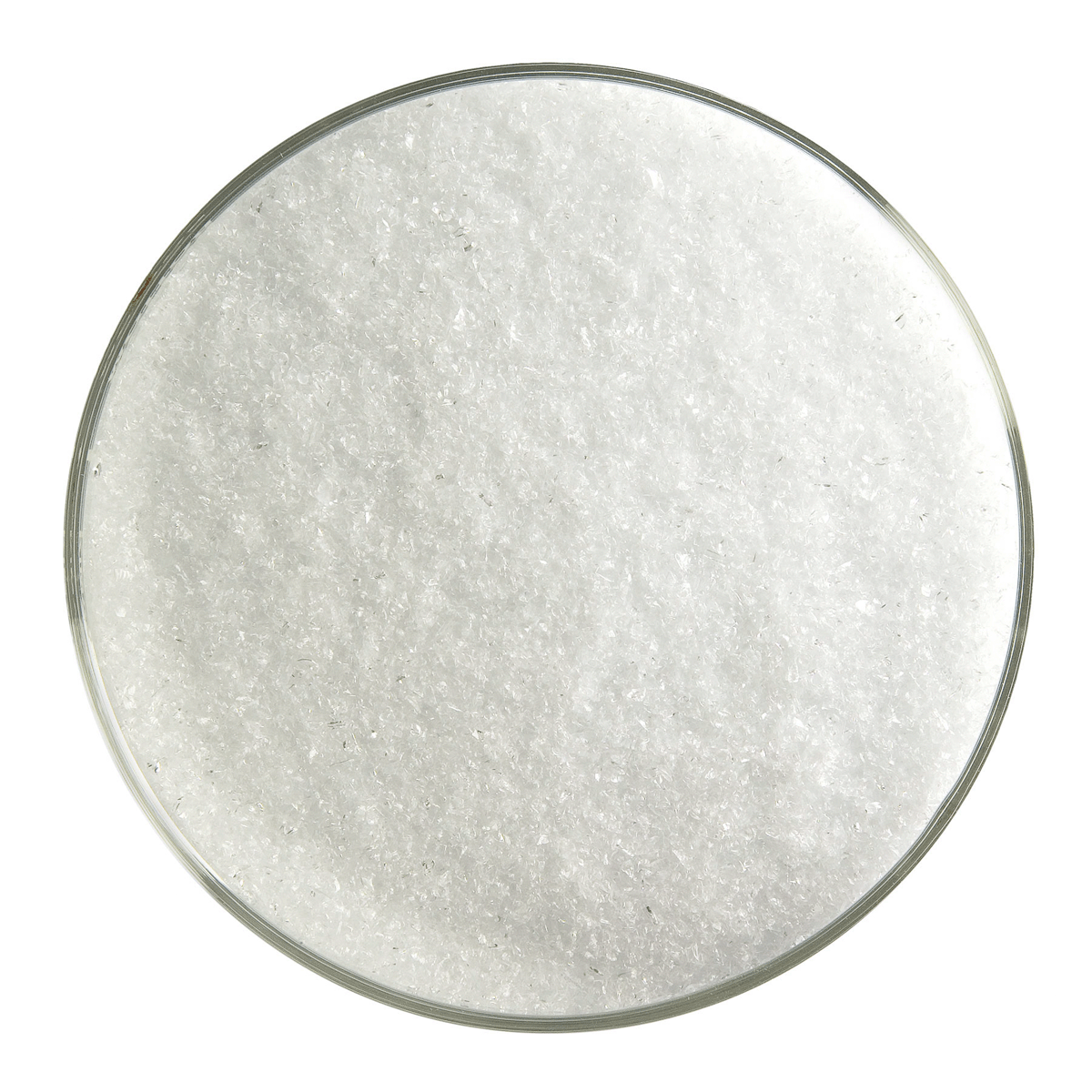 Translucent White Opalescent, Fine, 1 lb.