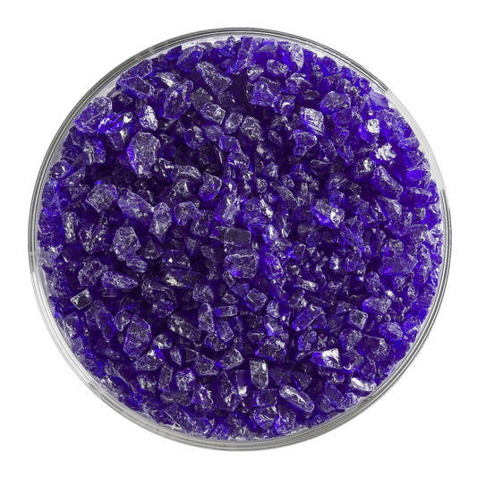 Deep Royal Blue Transparent, Coarse, 1 lb.