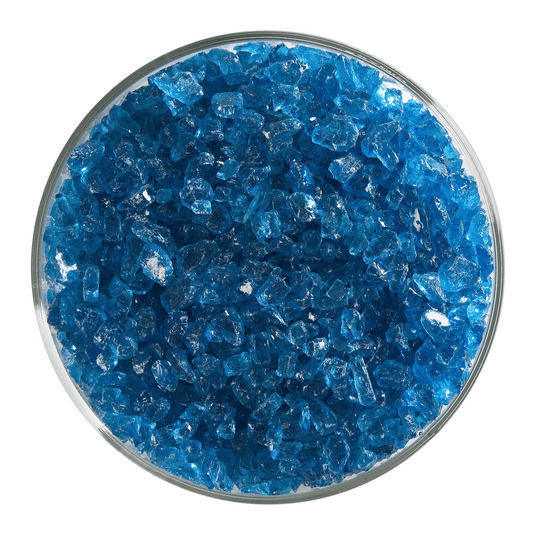 Turquoise Blue Transparent, Coarse, 1 lb.