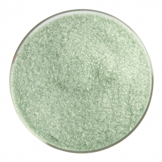 Light Mineral Green Transparent, Fine, 1 lb.