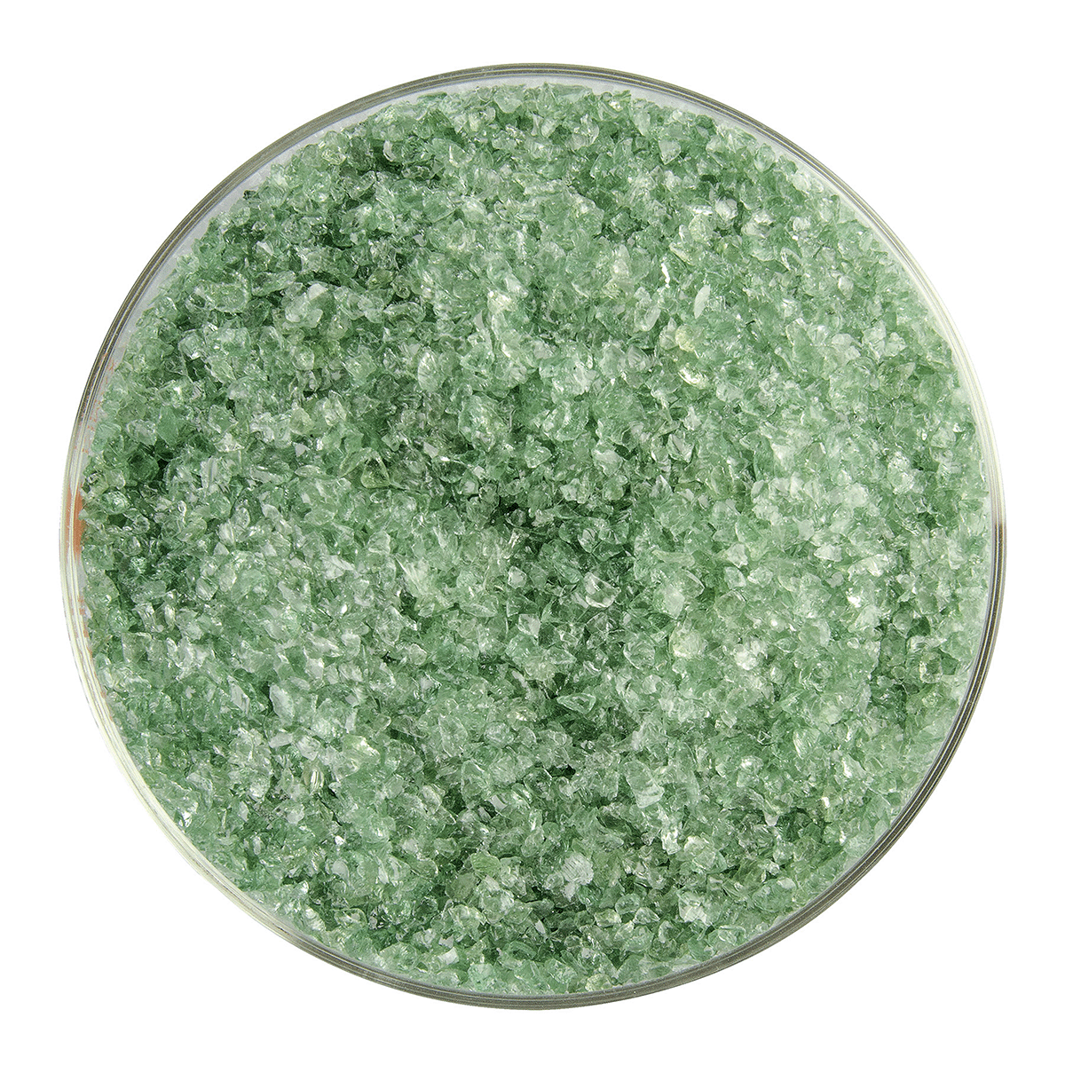 Light Mineral Green Transparent, Medium, 1 lb.