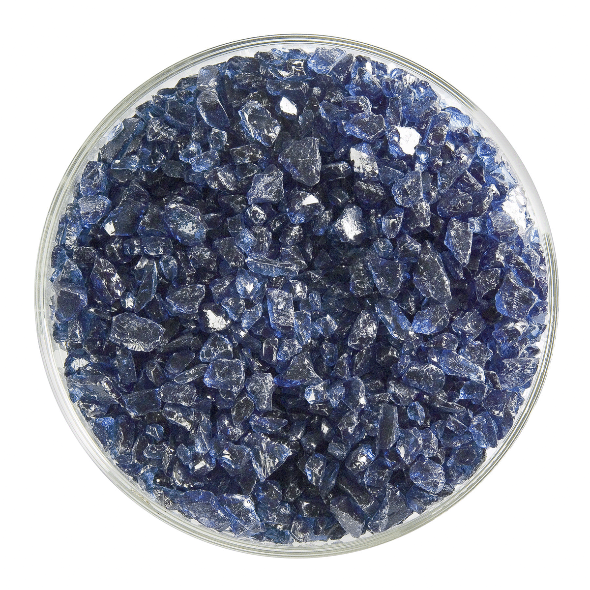 Steel Blue Transparent, Coarse, 1 lb.