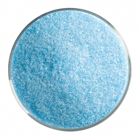 Light Turquoise Blue Transparent, Fine, 1 lb.