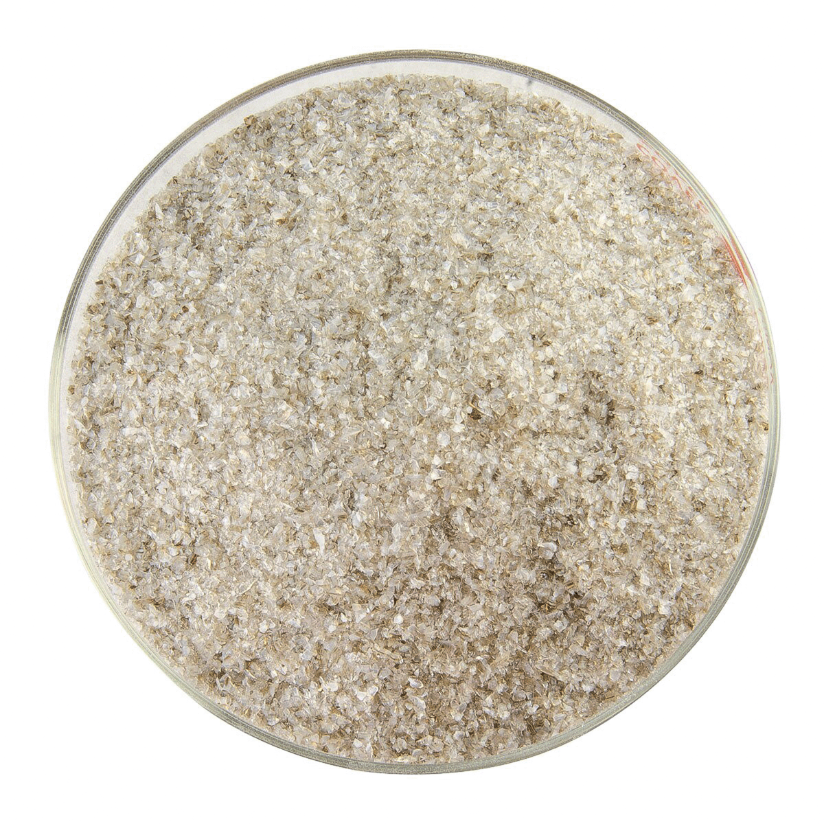 White Opalescent, Dark Brown Transparent, Fine 1 lb.