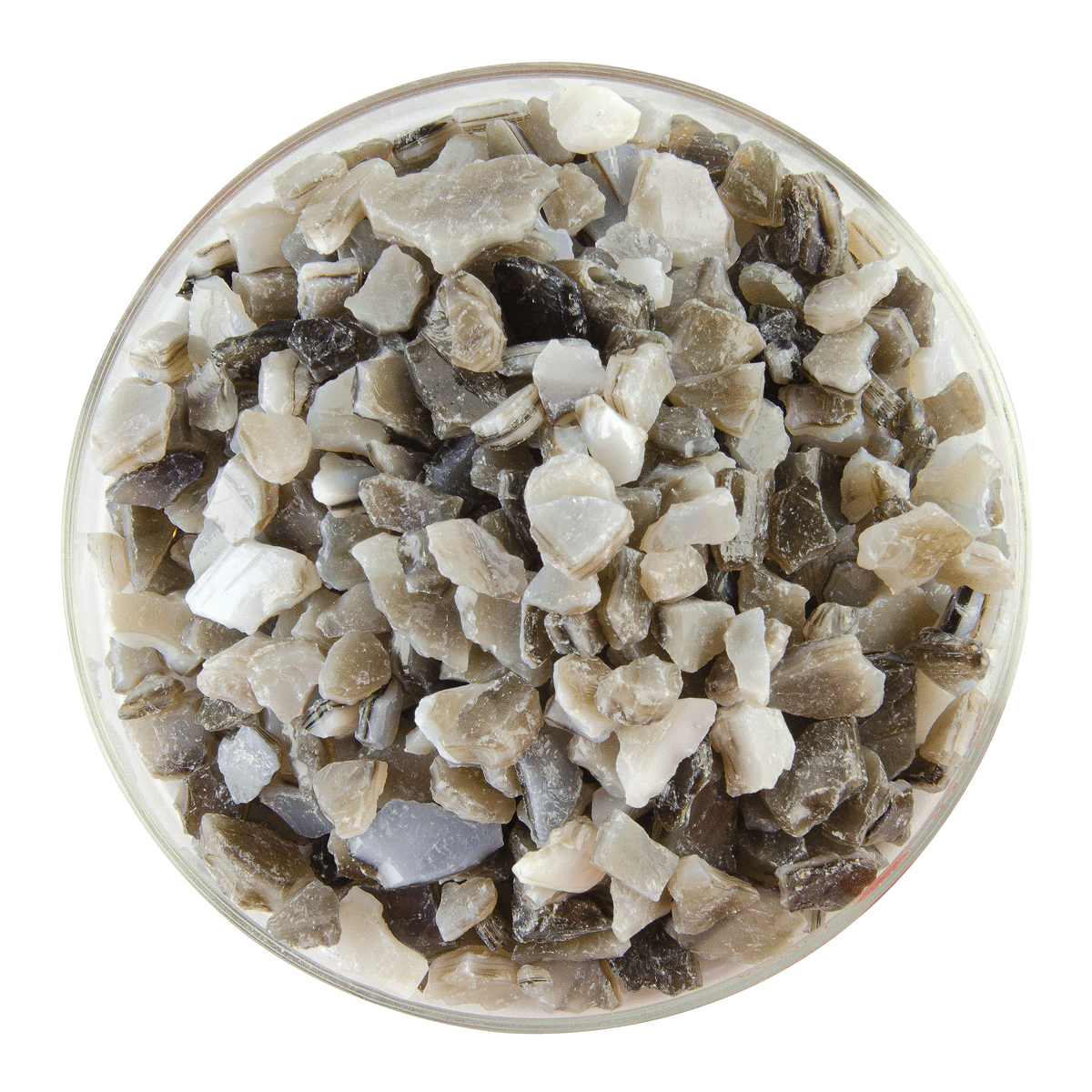 White Opal, Dark Brown 2 Color Mix, Extra Large, 1 lb.