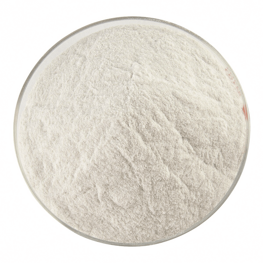 White Opalescent, Dark Brown Transparent, Powder, 1 lb.