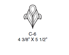 4-3/8" X 5-1/2" Bevel Cluster