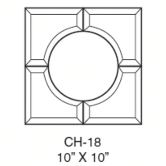 10" x 10" Bevel Cluster