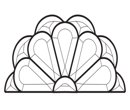 10-5/8 X 5-1/8" Bevel Cluster