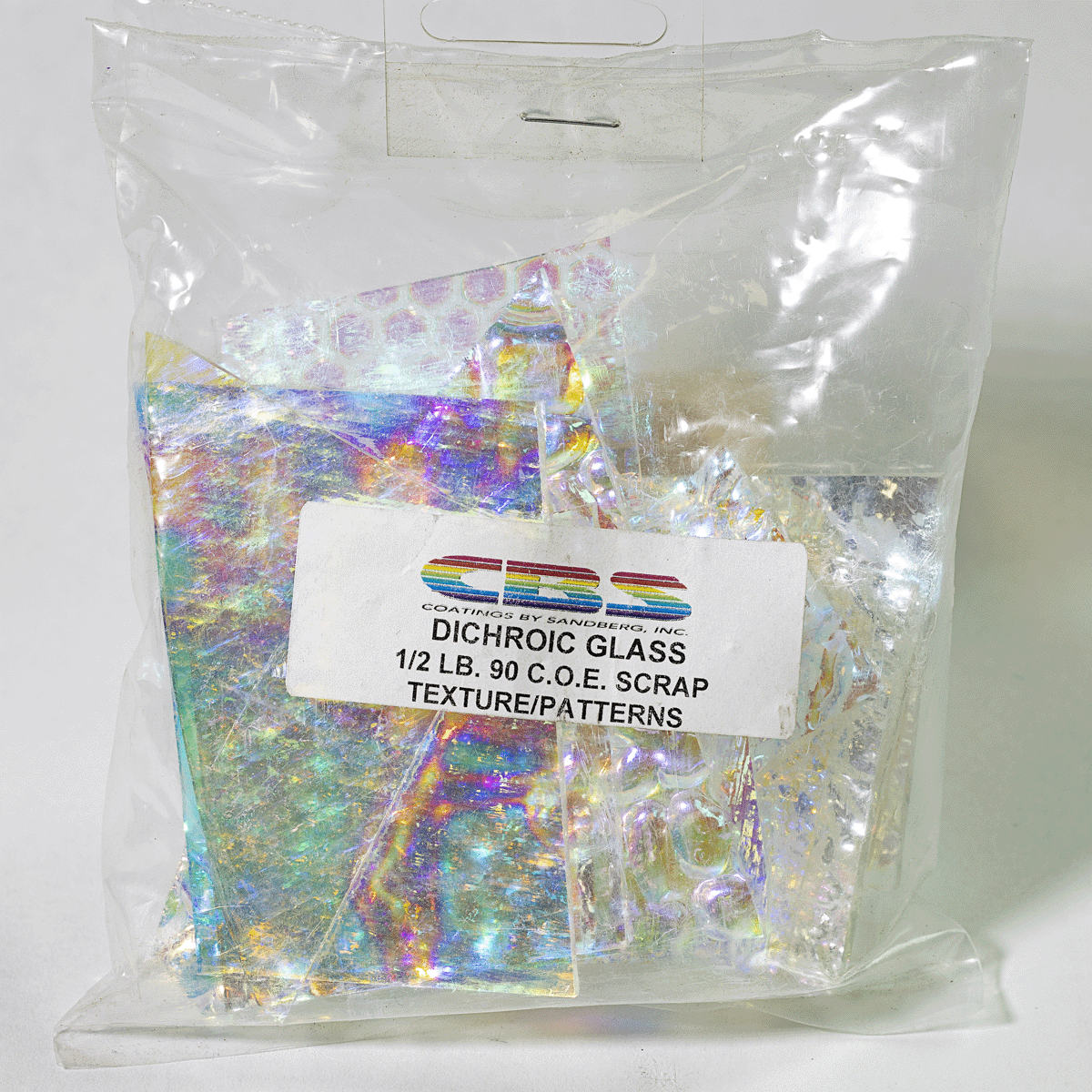 Random Textured Optics 1/2 lb - Clear Random Texture/Patterns