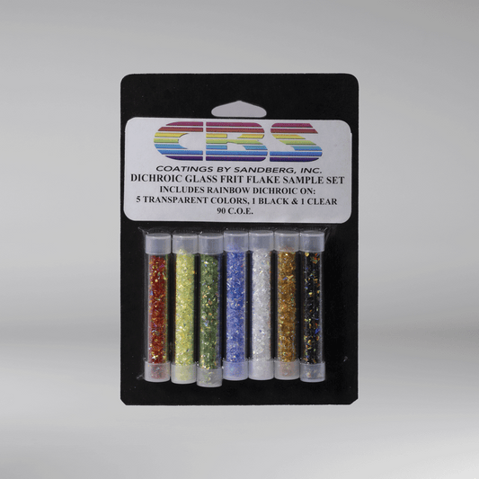 Dichroic Coated Transparent Frit Flakes Sample Set