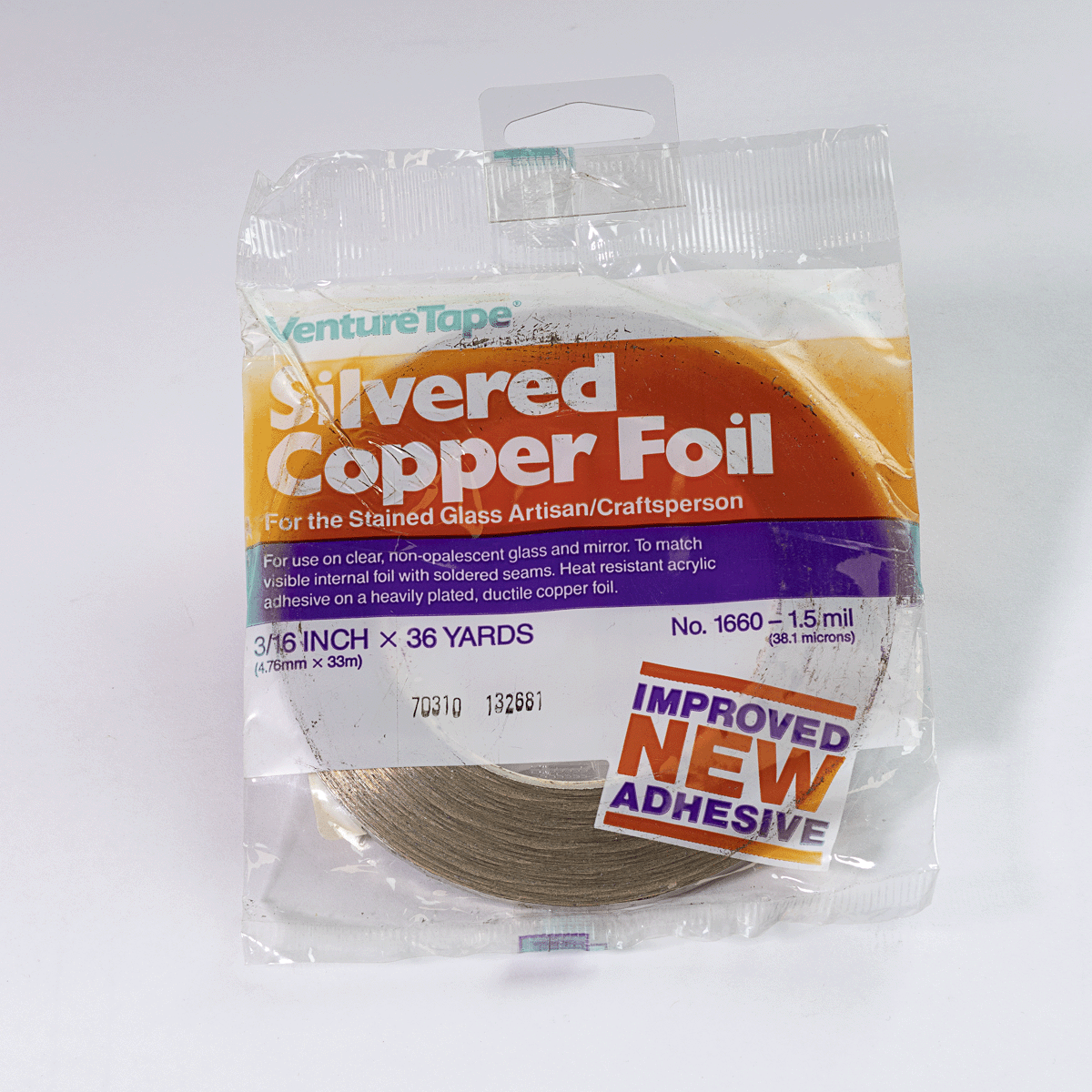 3/16" 1.5 mil SILVERED FOIL