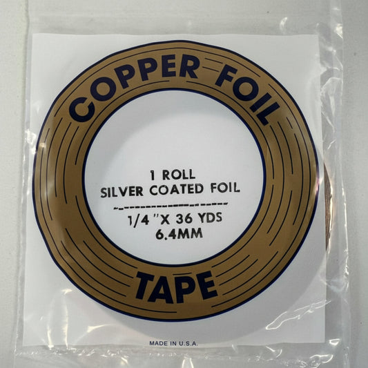 1/4"  EDCO 1 mil SILVER FOIL