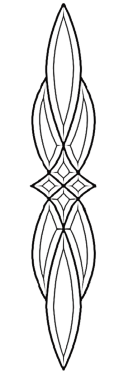 6-1/2" x 33" Bevel Cluster